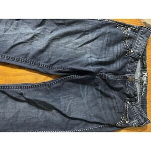 Wrangler Rock 47 Jeans Women's 31x30 Blue Denim Western Cowgirl Bootcut